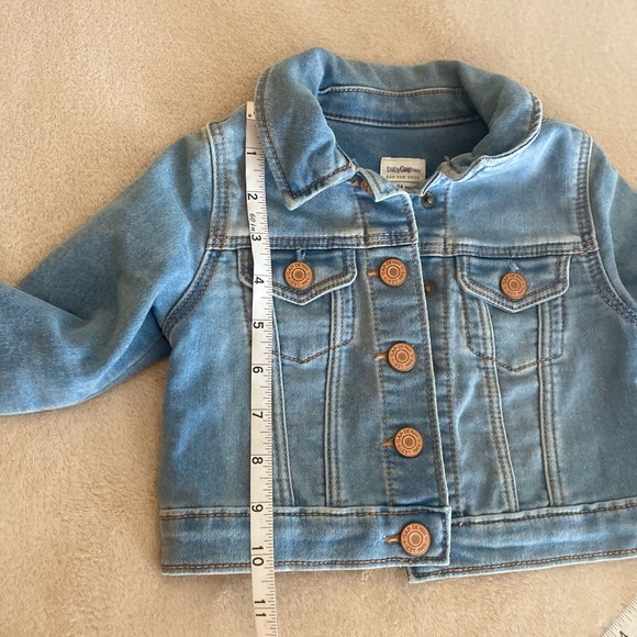 GAP Baby Denim Button Jacket - Size 18-24 - Picture 9 of 10